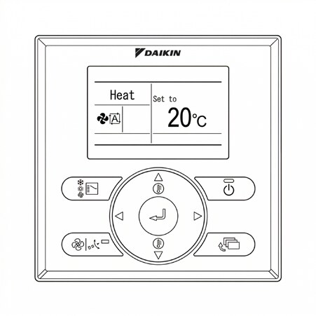 Air-conditioning temperature controls
